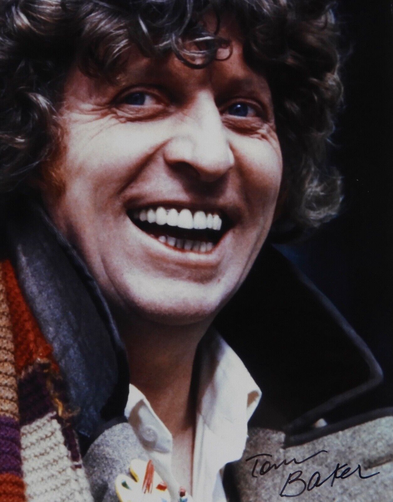 Tom Baker Doctor Who Autograph Signed Photo JSA COA 8 x 10 Dr Who