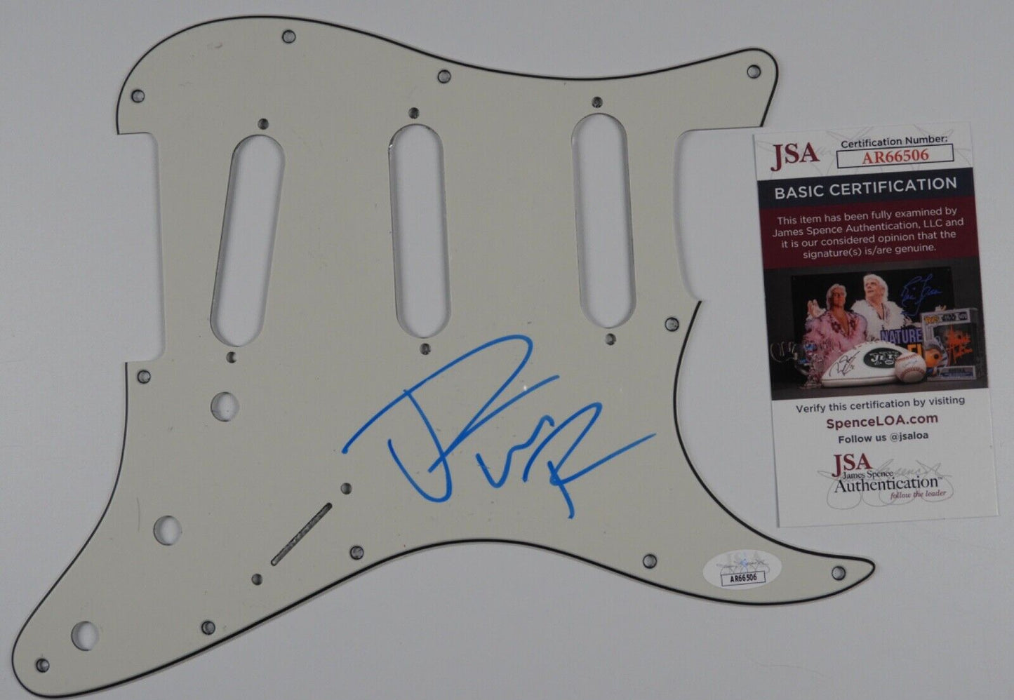 Jelly Roll JSA Autograph Signed Guitar Guard Strat Kickplate