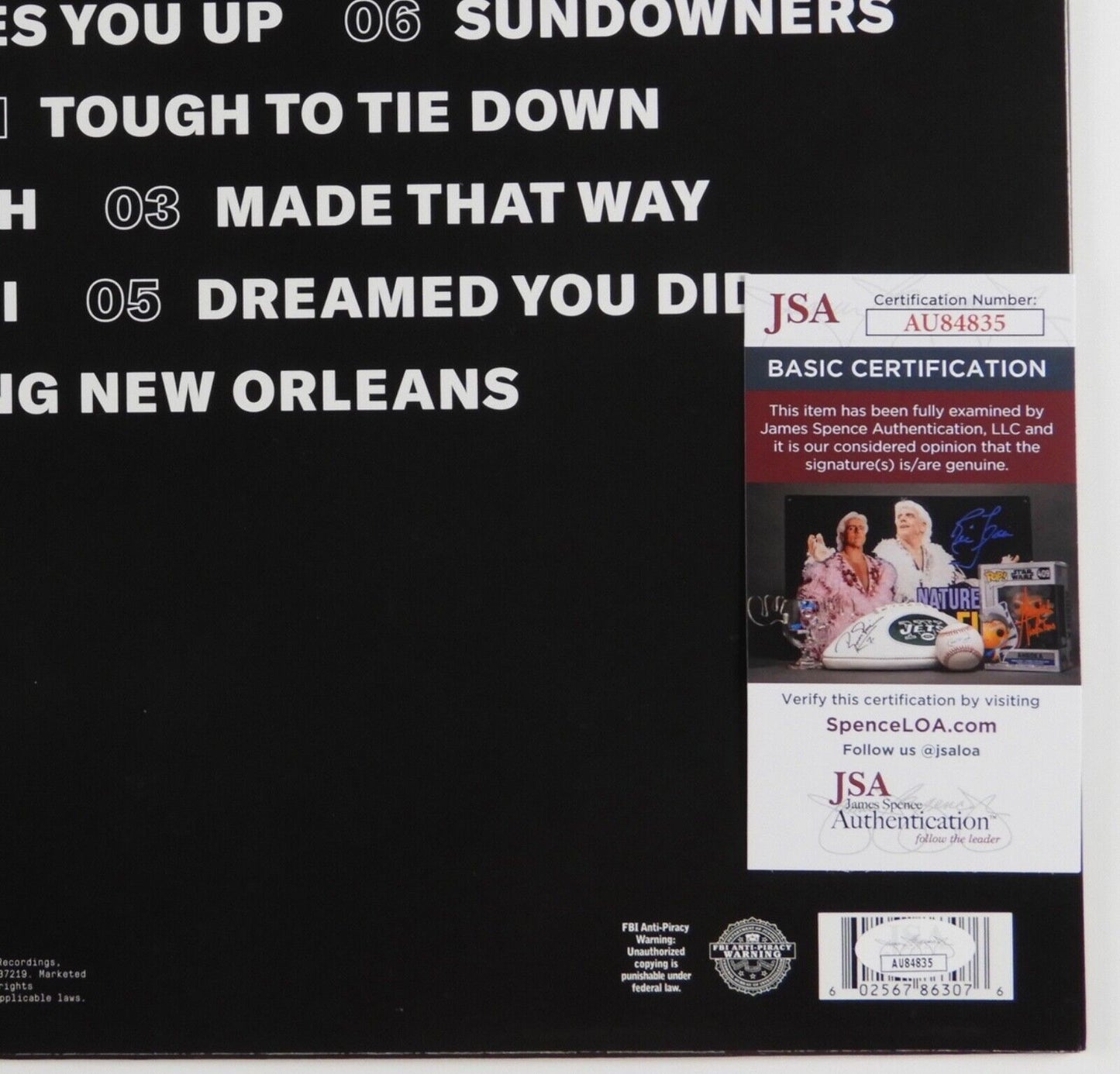 Jordan Davis JSA Signed Autograph Album Record Vinyl Home State