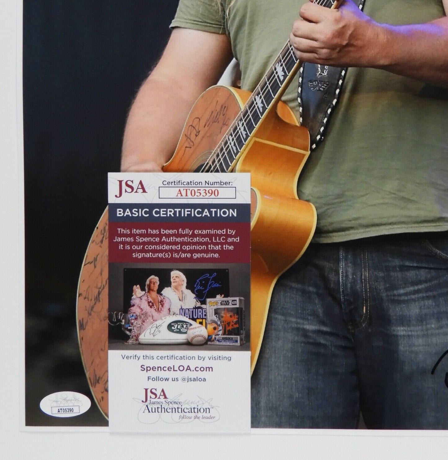 Jamey Johnson JSA Signed Autograph Photo 11 x 14