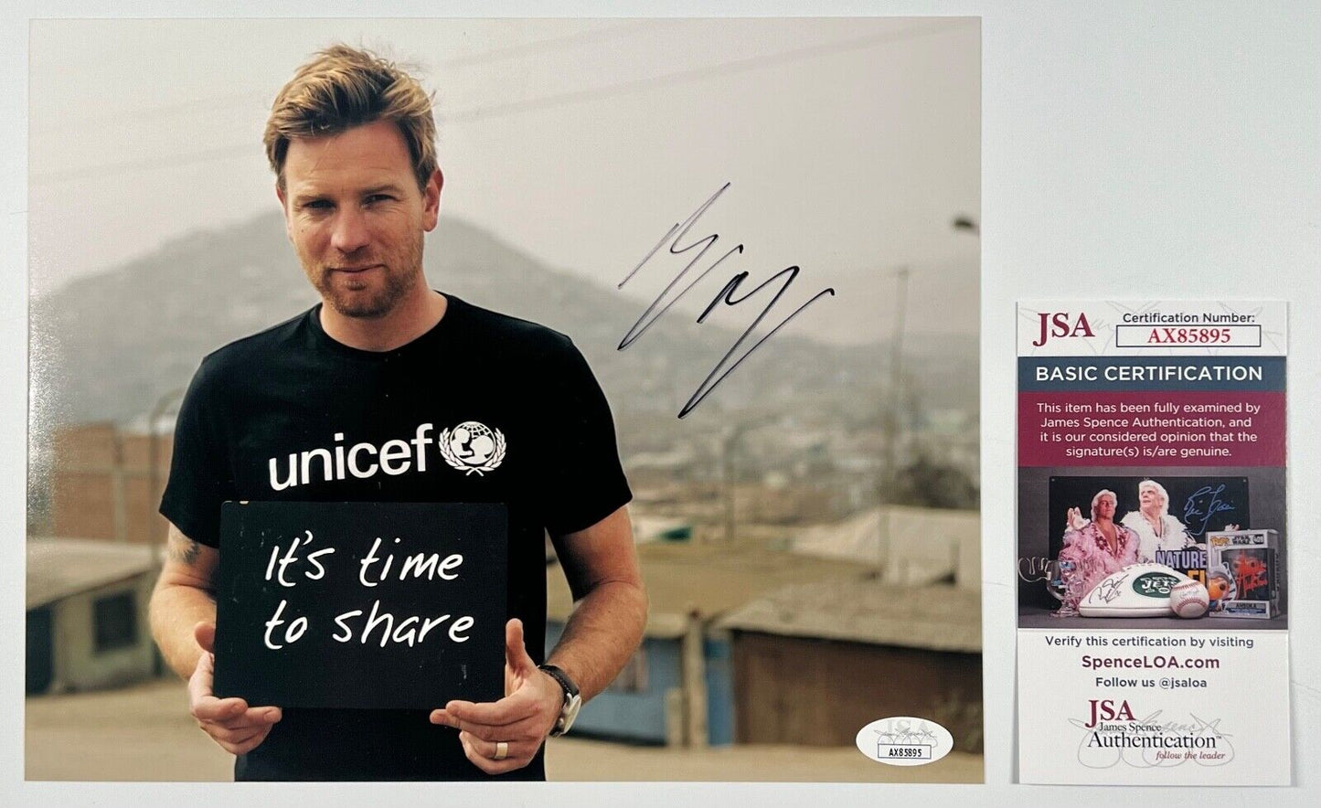 Ewan McGregor JSA Signed Autograph 8 x 10 photo