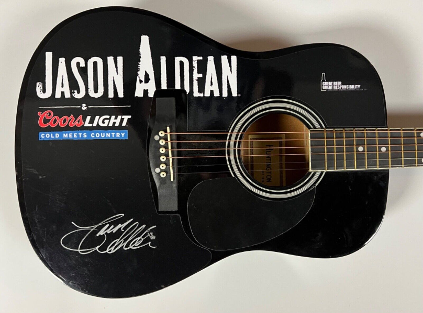 Jason Aldean JSA Signed Autograph Acoustic Guitar
