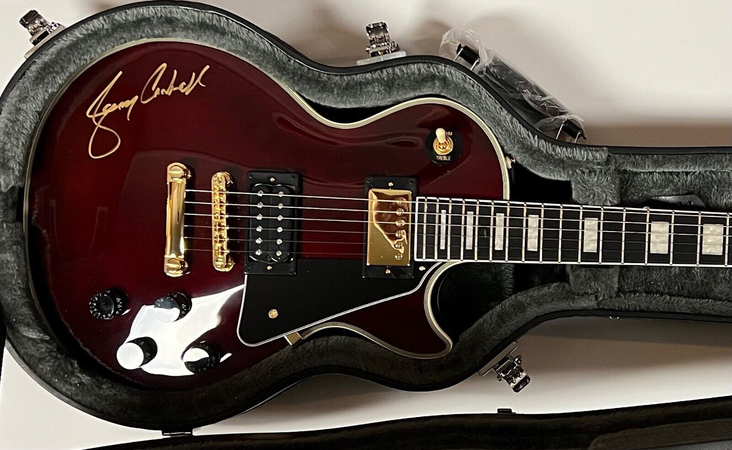 Jerry Cantrell JSA Autograph Signed Guitar Epiphone Alice In Chains NEW