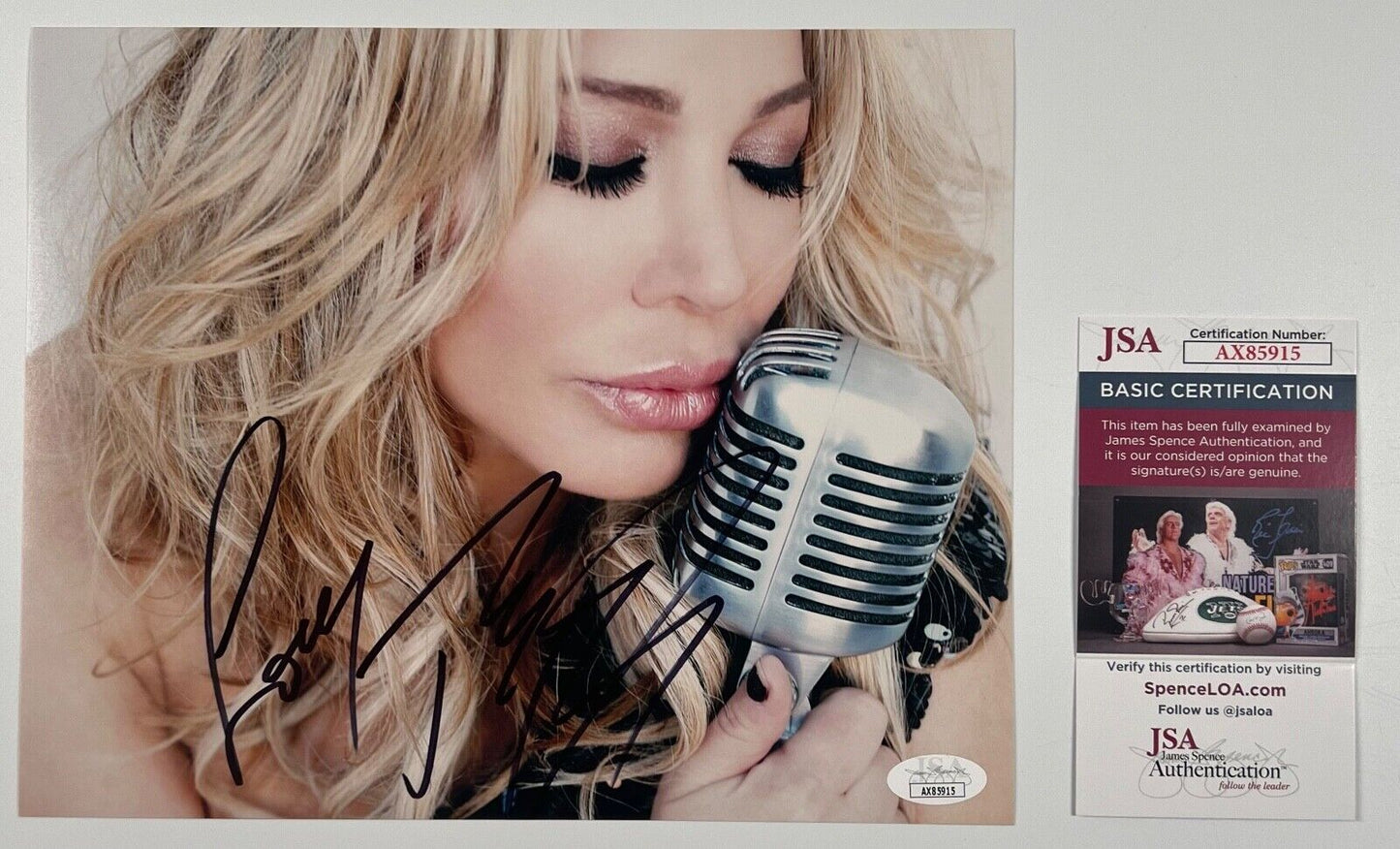 Taylor Dayne JSA Signed Autograph 8 x 10 photo