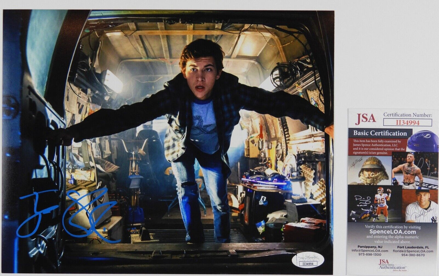 Tye Sheridan Autograph JSA 8 x 10 Signed Photo Player One XMen