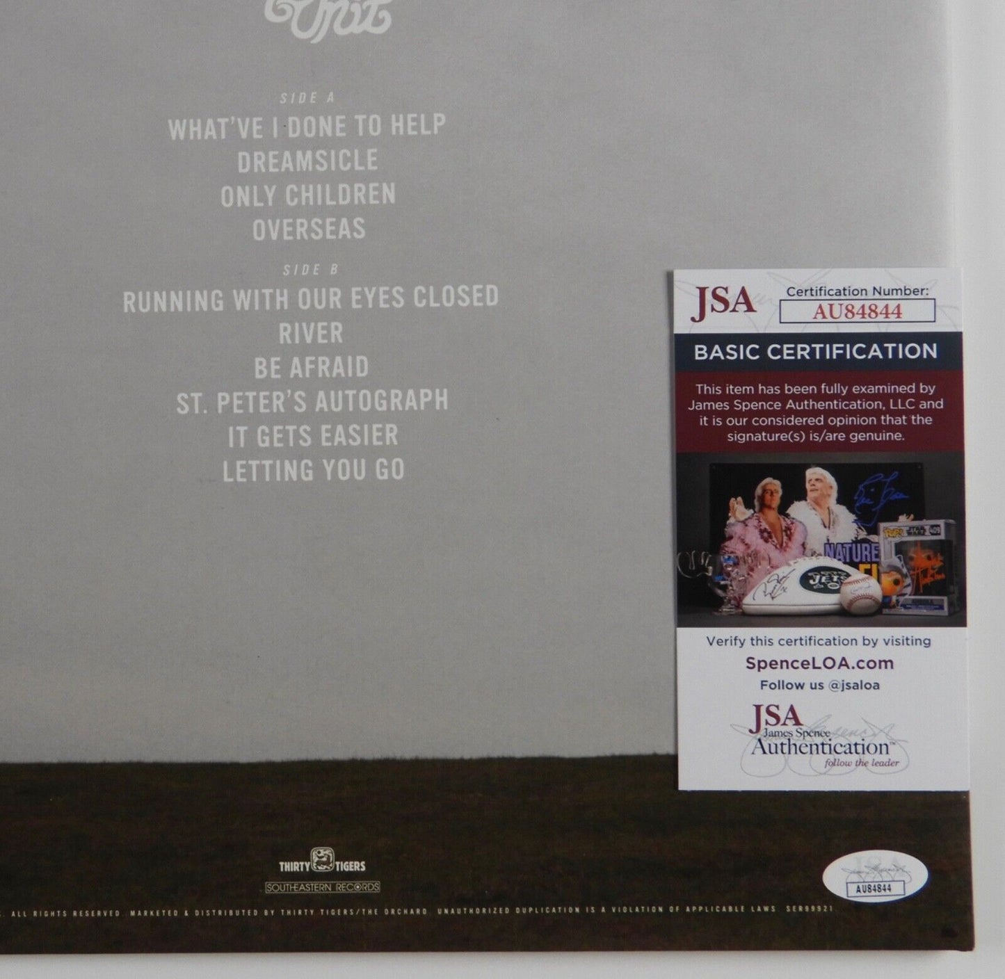 Jason Isbell JSA Autograph Signed Album Vinyl Record Reunions