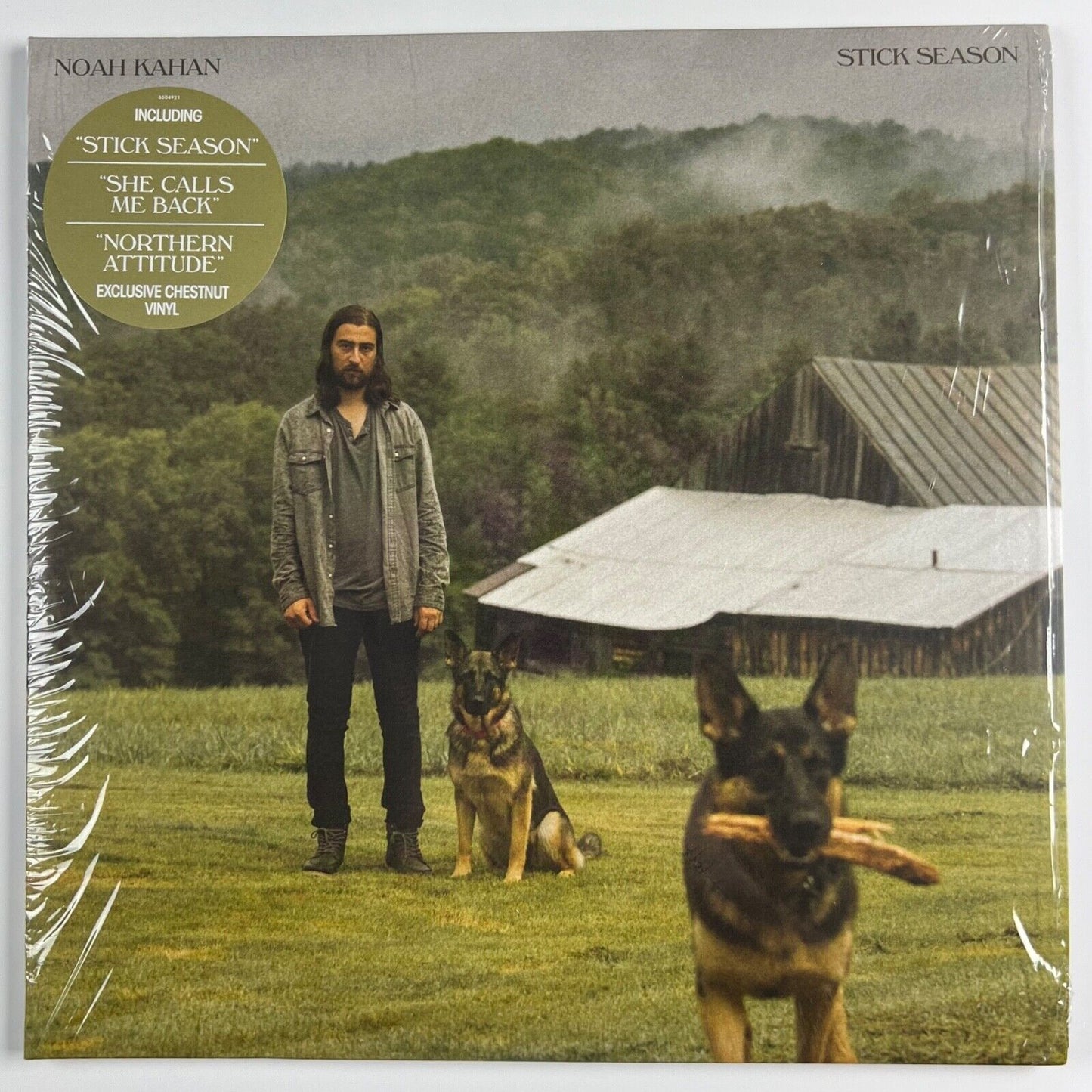 Noah Kahan JSA Signed Autograph Album Record Vinyl Forever Lithograph