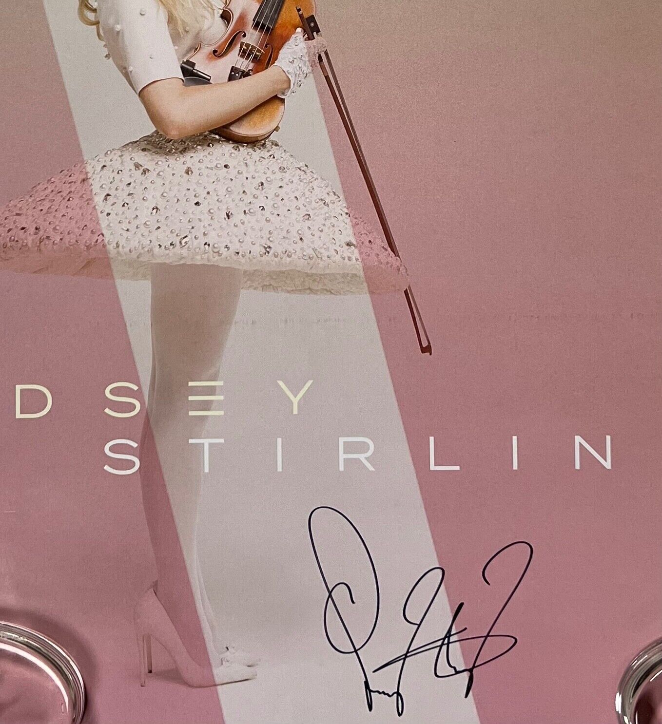 Lindsey Stirling JSA Signed Autograph Poster
