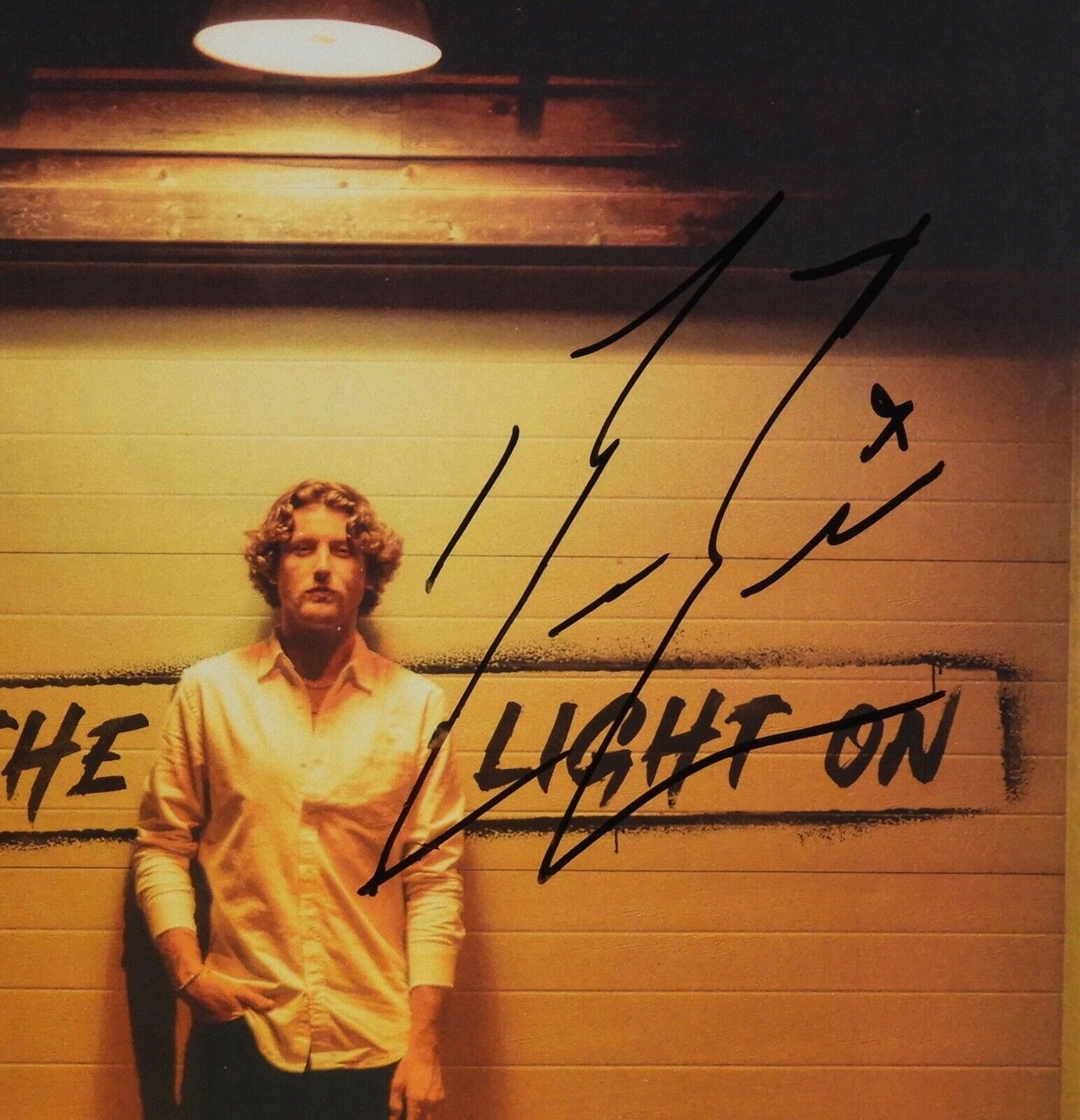 Bailey Zimmerman JSA Signed Autograph Record Album Vinyl Leave The Light On