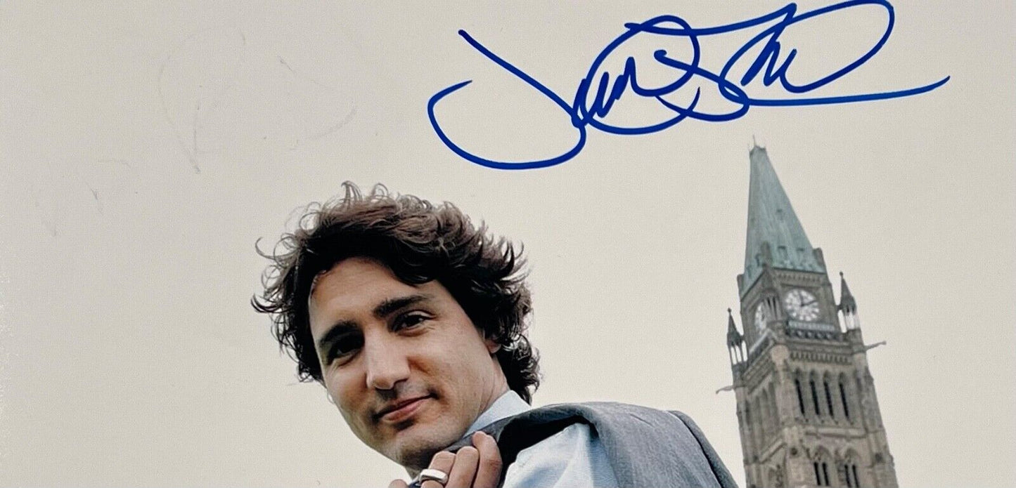 Justin Trudeau JSA Signed Autograph 8 x 10 photo