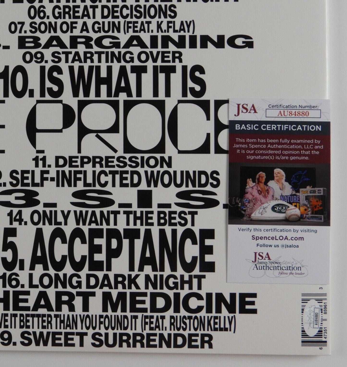 Judah & The Lion JSA Signed Autograph Album Record Vinyl The Process