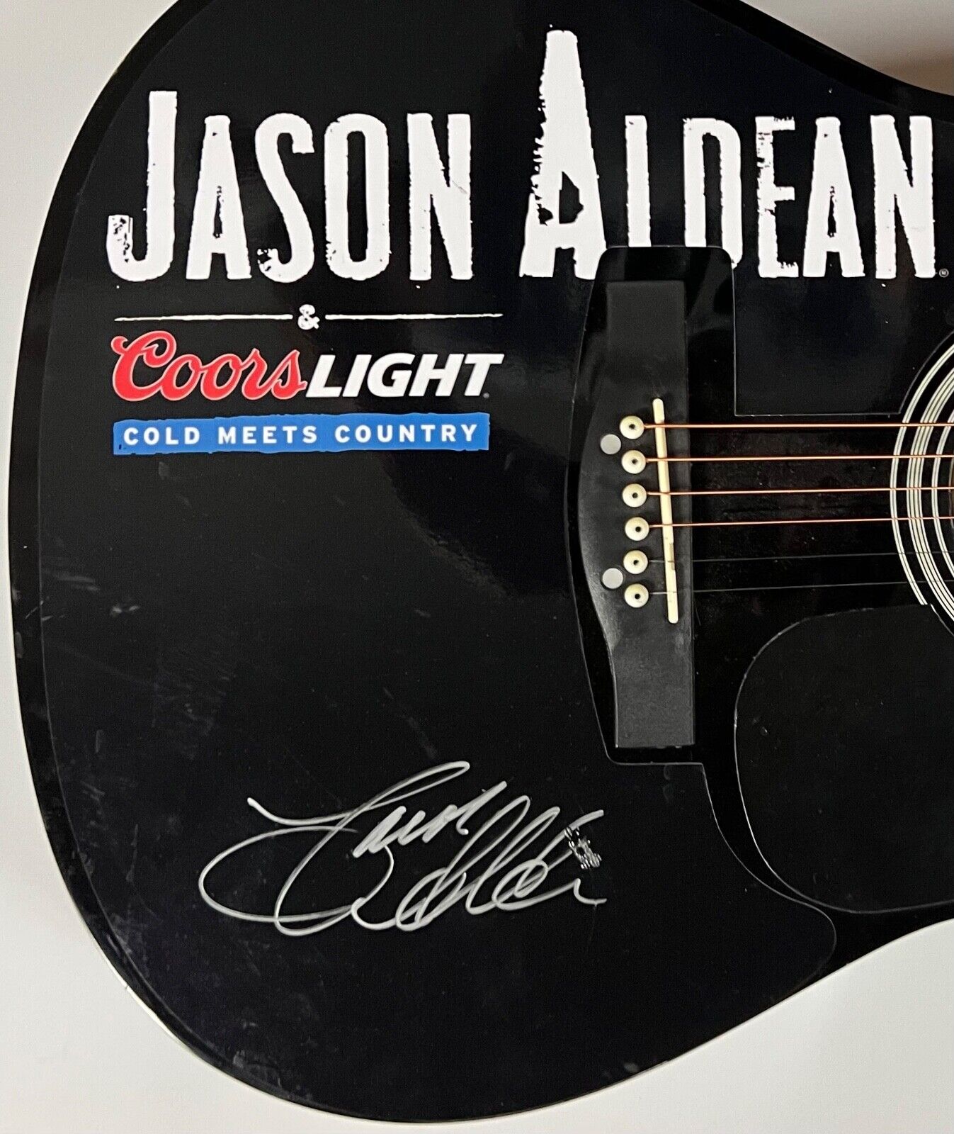 Jason Aldean JSA Signed Autograph Acoustic Guitar