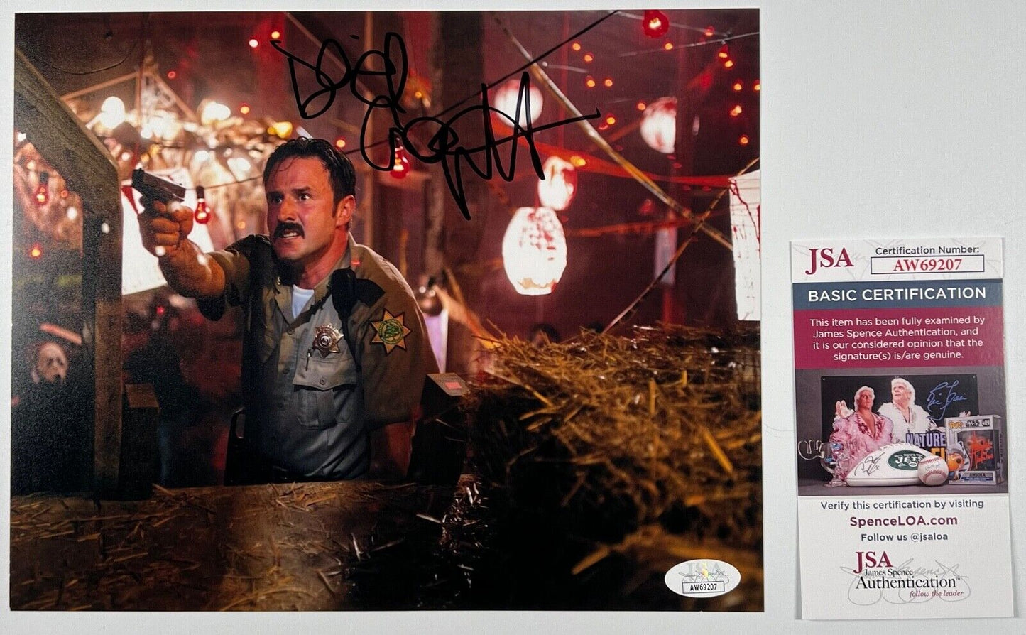 David Arquette Scream JSA Signed Autograph Photo 8 x 10