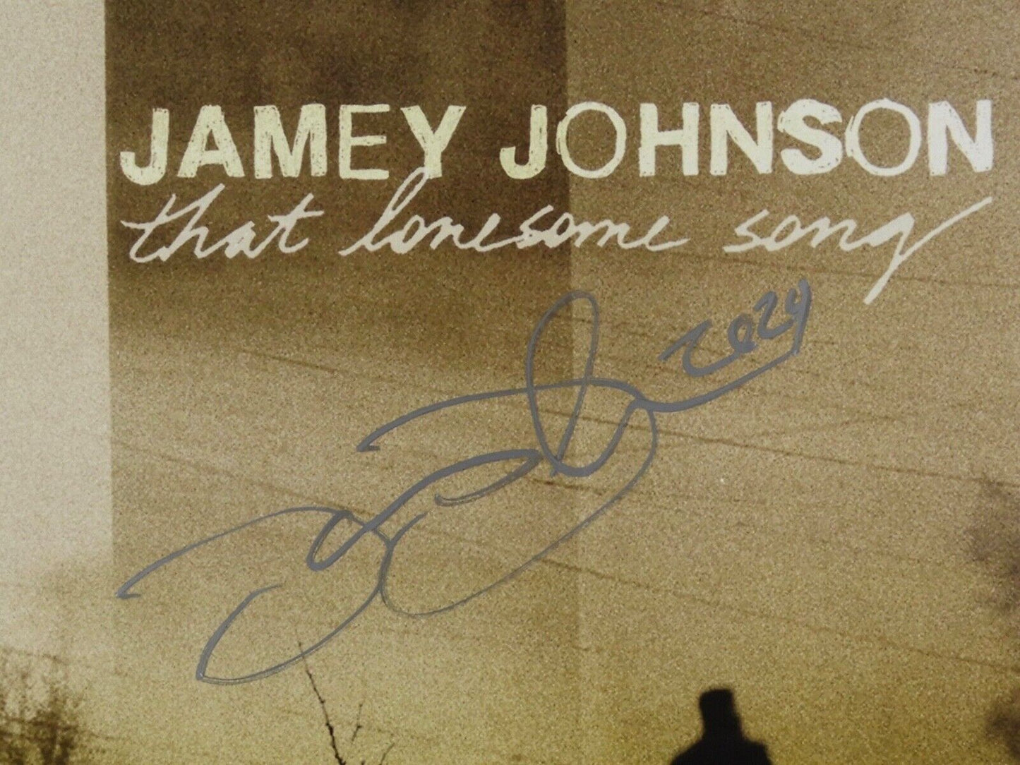 Jamey Johnson JSA Signed Autograph Album Record That Lonesome Song