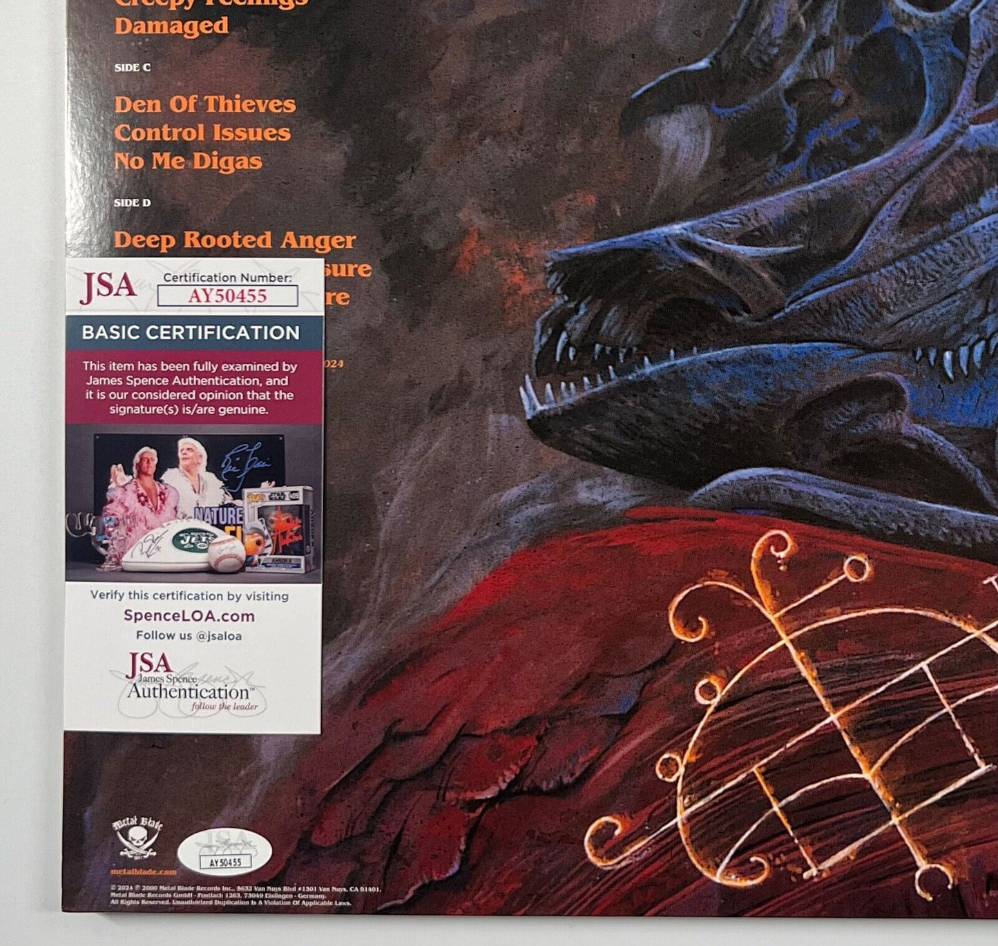 Armored Saint JSA Autograph Signed Album Vinyl Record Revelation