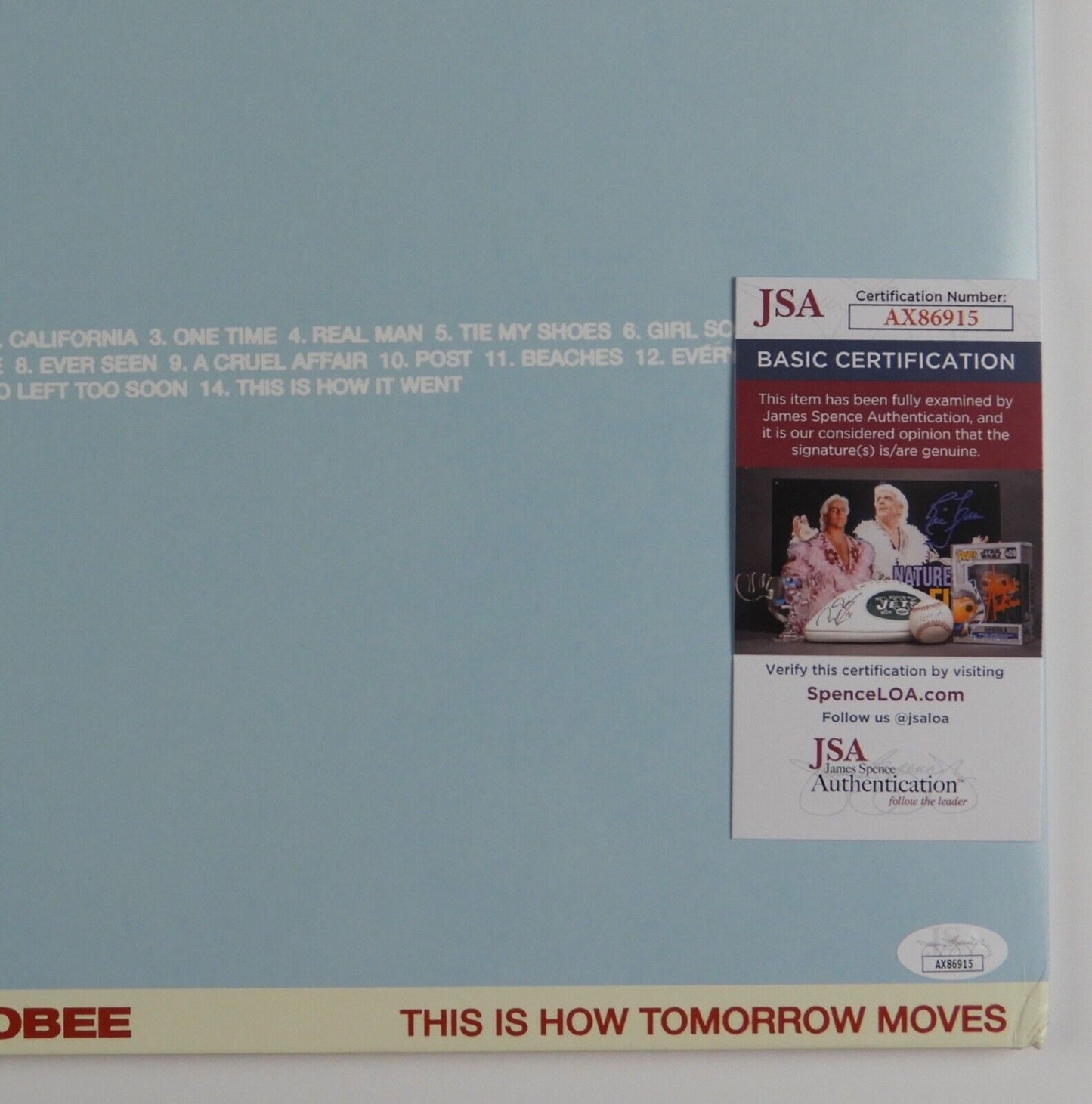 Beabadoobee JSA Signed Autograph Record Album Vinyl This Is How Tomorrow Moves