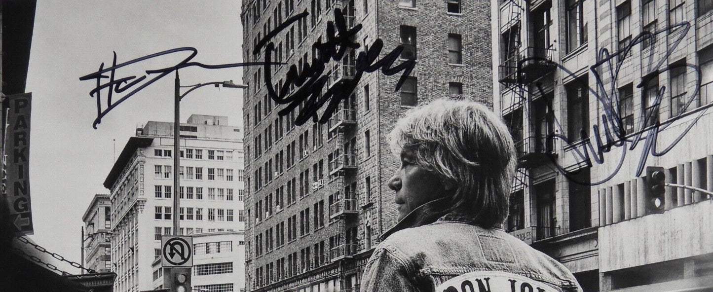 Bon Jovi Fully Signed JSA Autograph Album Vinyl Record Forever Jon Bon Jovi