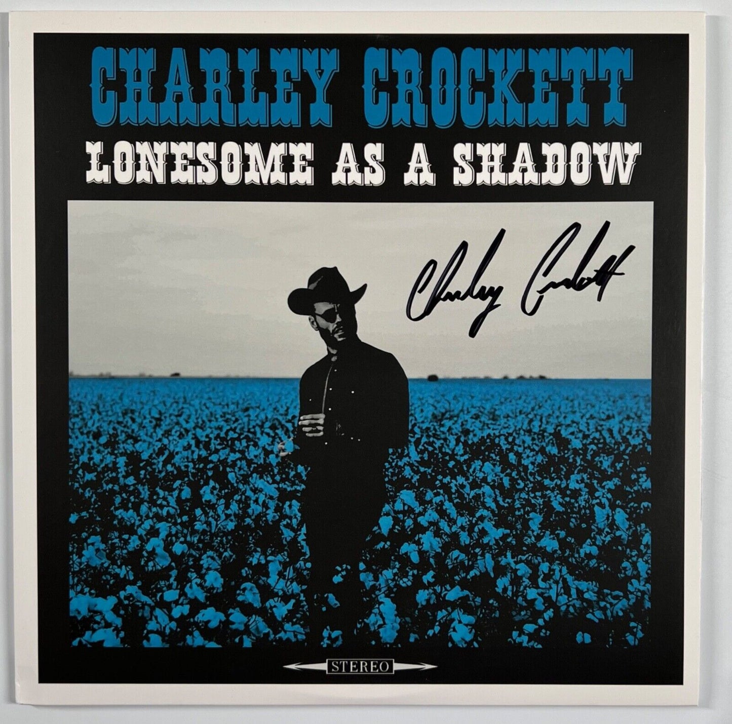 Charley Crockett JSA Signed Autograph Record Album Lonesome As A Shadow