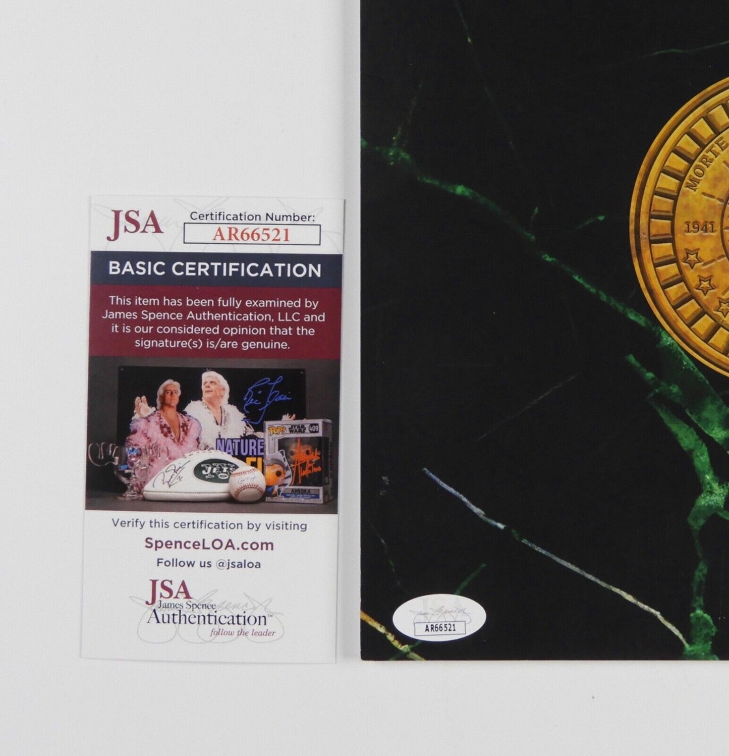 Bruce Dickinson Iron Maiden Signed Autographed Mandrake Project Comic Book