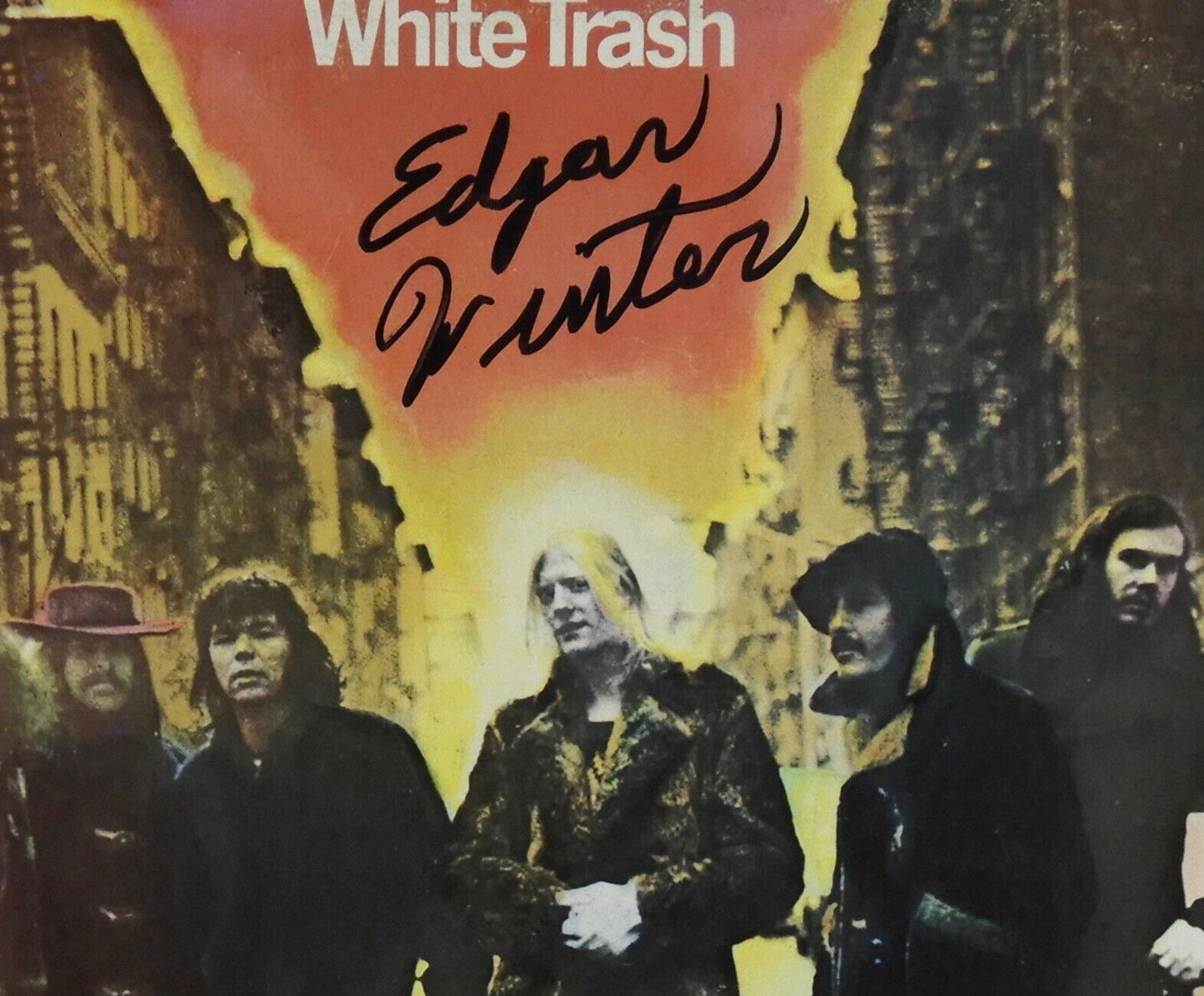 Edgar Winter JSA Signed Autograph Record Album Vinyl White Trash