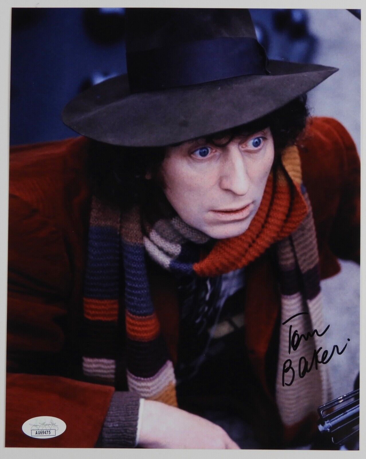 Tom Baker Doctor Who Autograph Signed Photo JSA COA 8 x 10 Dr Who