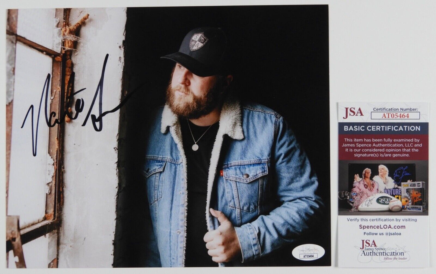 Nate Smith JSA Signed Autograph 8 x 10 Photo Country Music Star