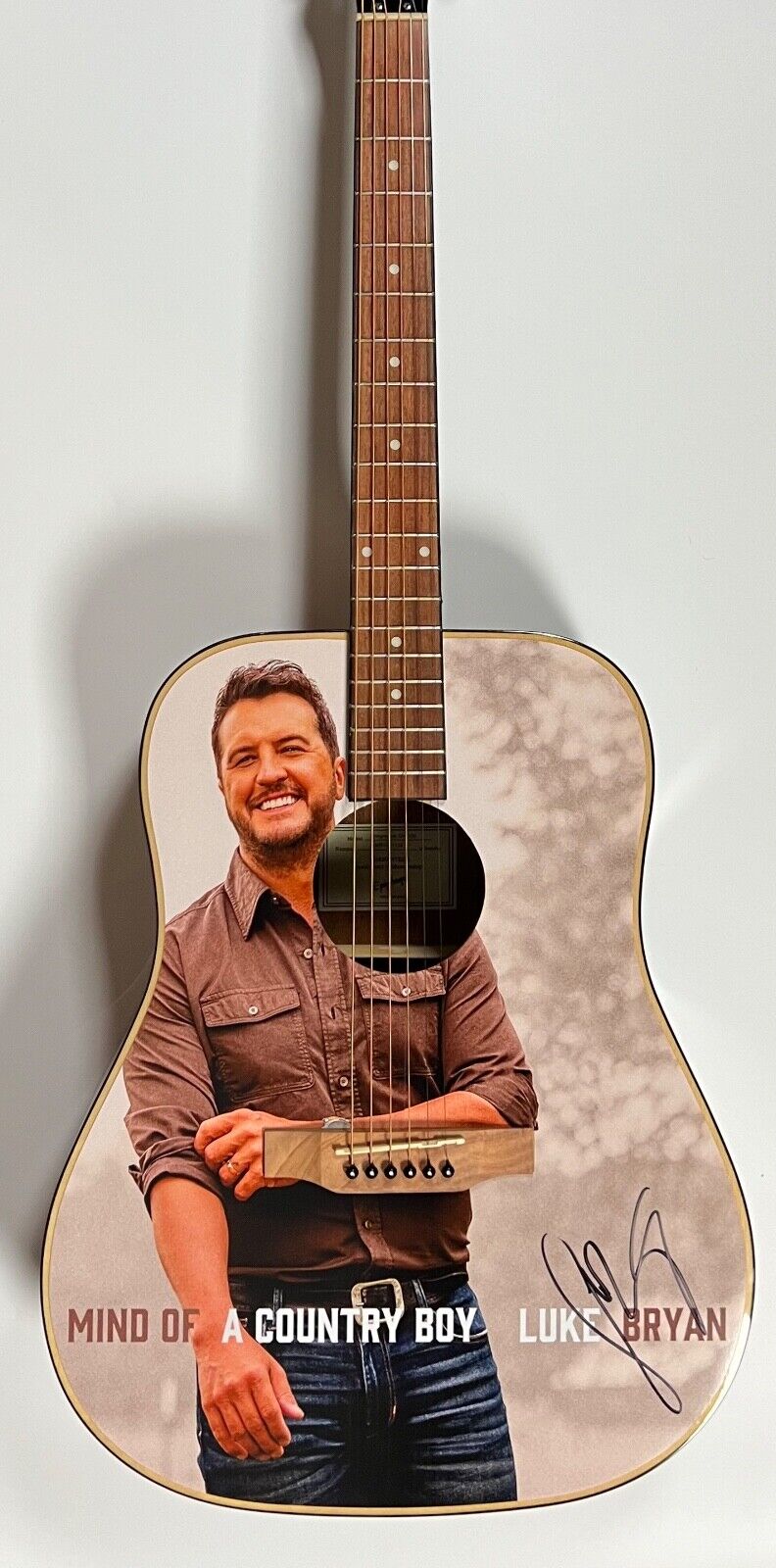 Luke Bryan JSA Signed Autograph Acoustic Guitar