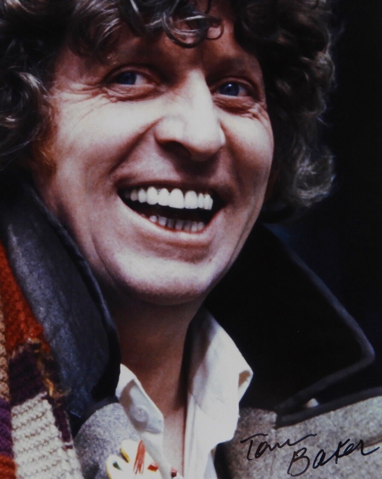 Tom Baker Doctor Who Autograph Signed Photo JSA COA 8 x 10 Dr Who