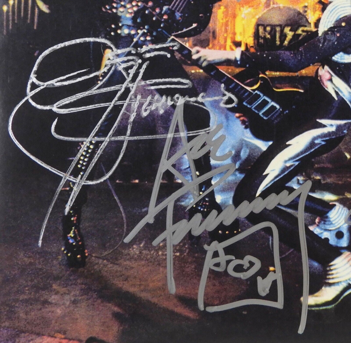 KISS JSA Fully Signed Autograph Album Alive Gene Simmons Paul Stanley +