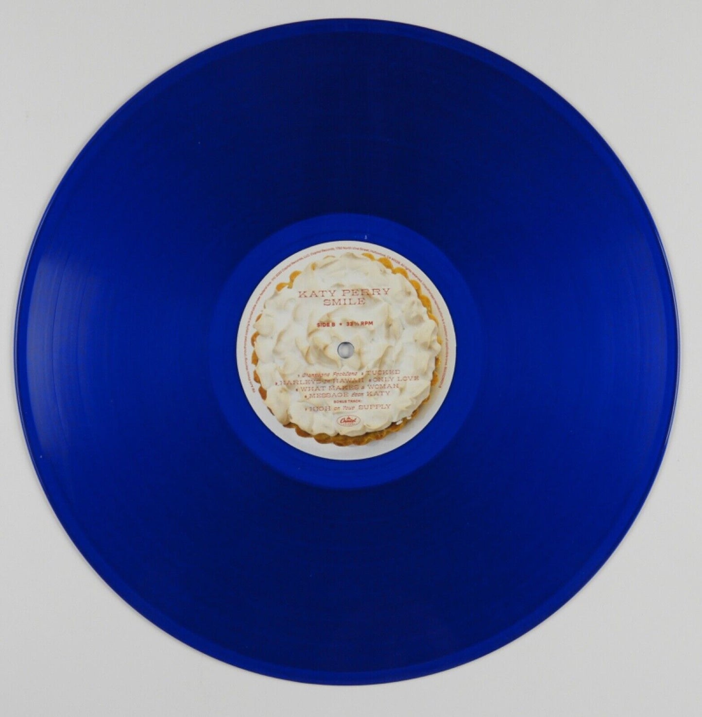 Katy Perry JSA Signed Autograph Record Album Smile Colored Vinyl