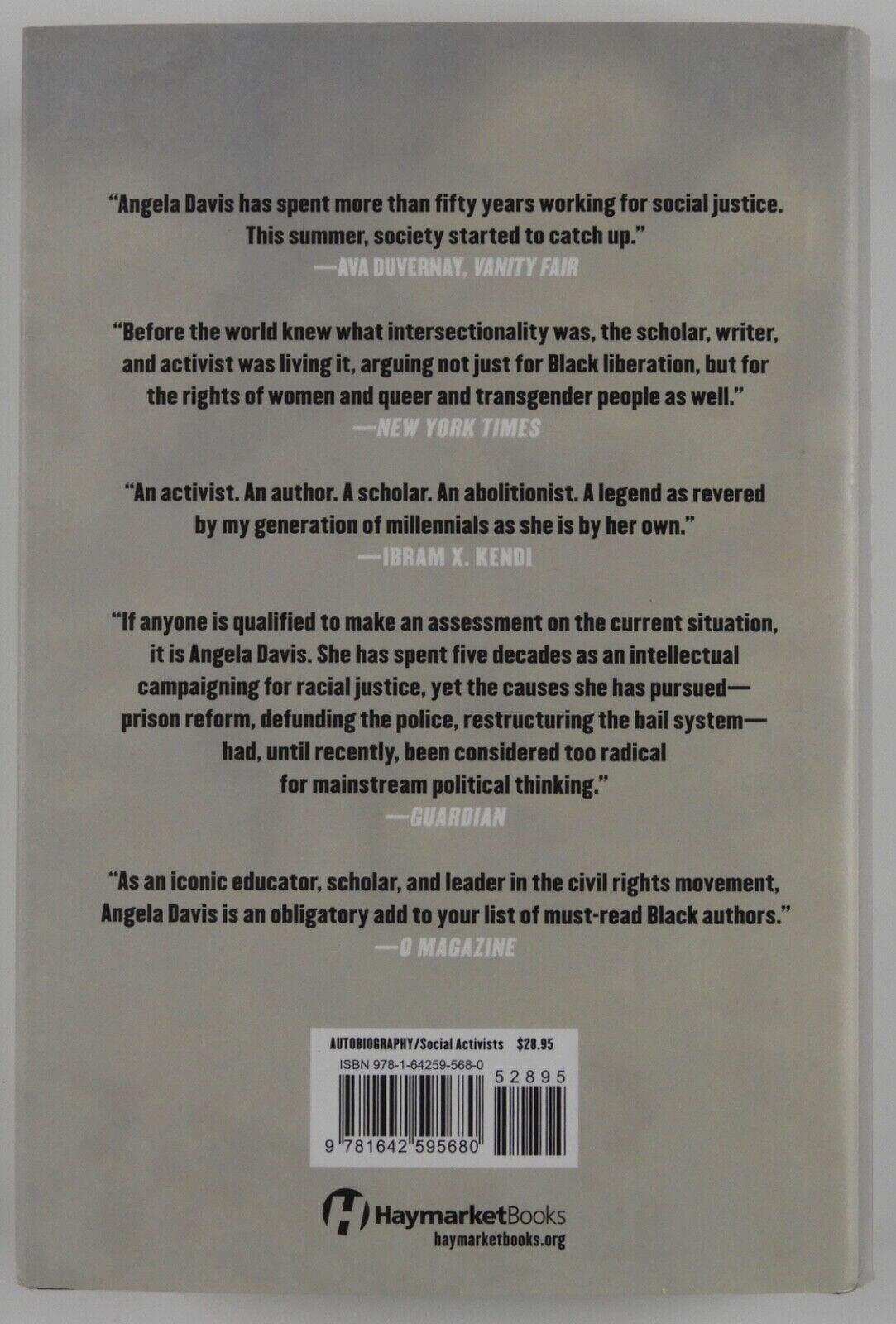 Angela Davis JSA Autograph Signed Book An Autobiography Hardcover Activist