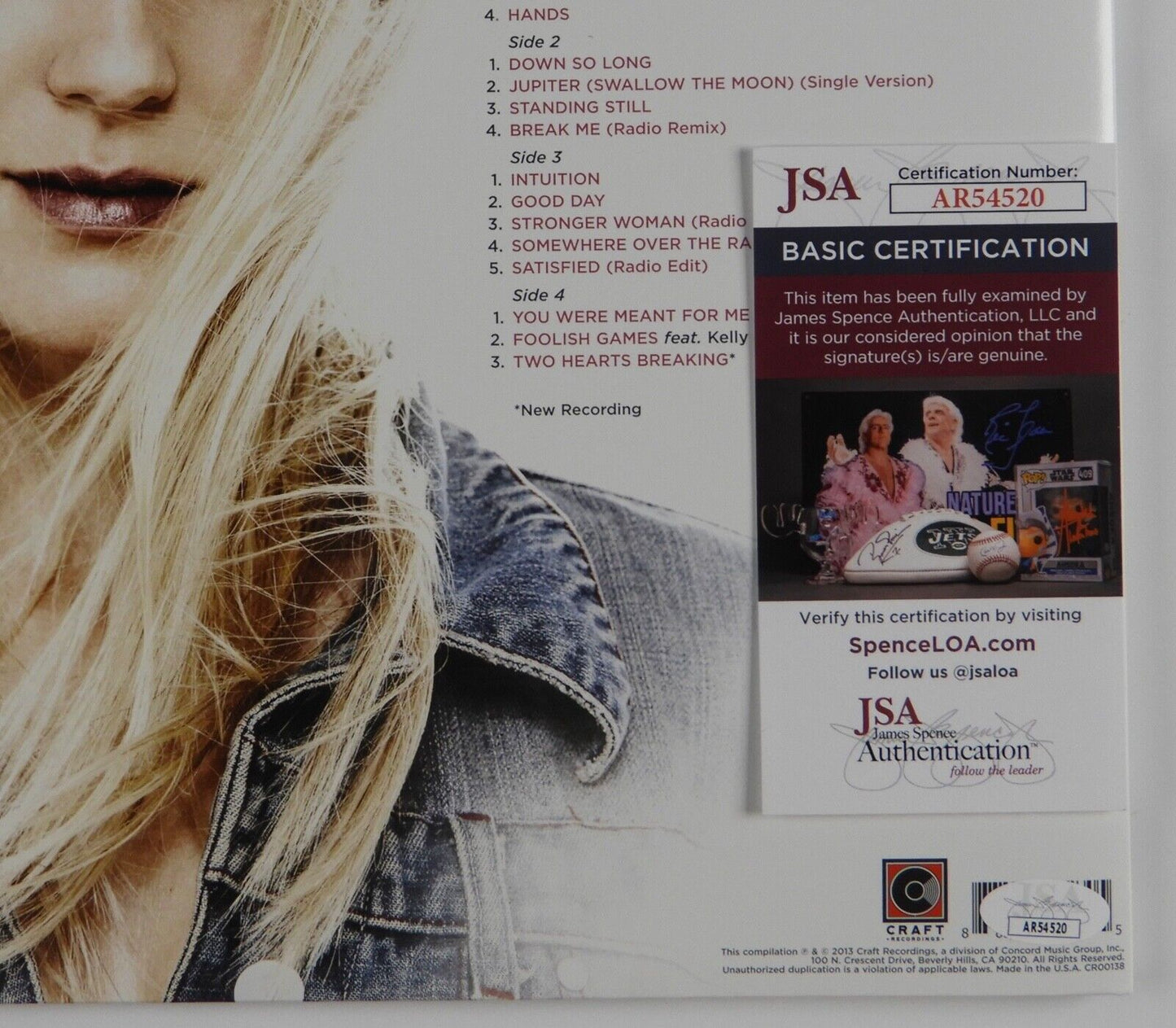 Jewel JSA Signed Autograph Record Album Greatest Hits Vinyl