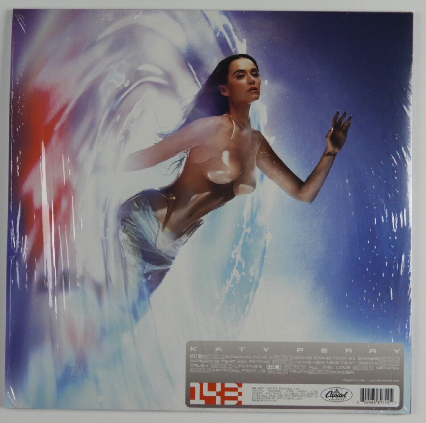 Katy Perry JSA Signed Autograph Record Album Vinyl Insert 143