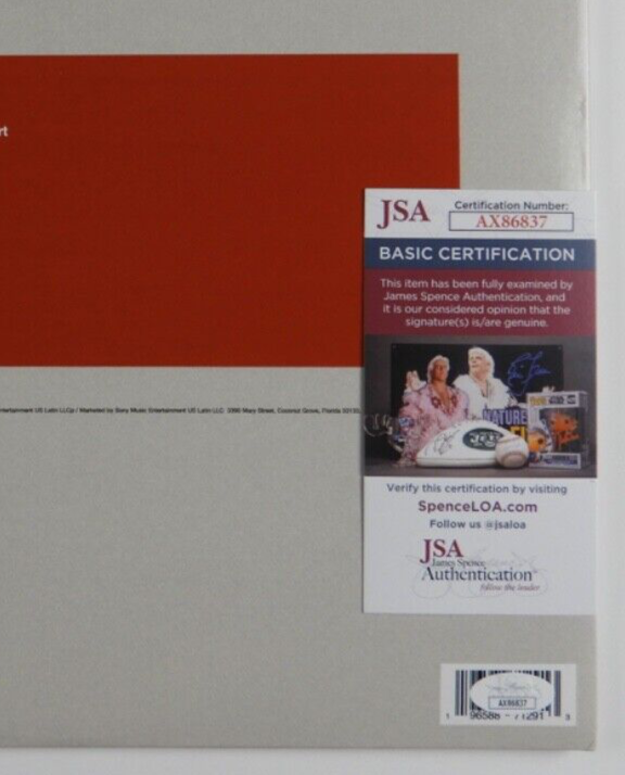 Enrique Iglesias JSA Signed Autograph Album Record Vinyl Final Vol. 2