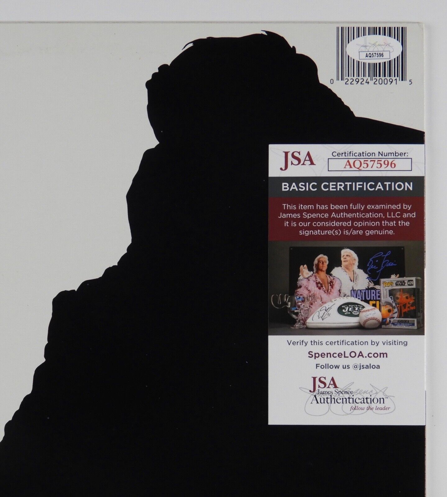Howard Jones JSA Signed Autograph Album Record LP To One