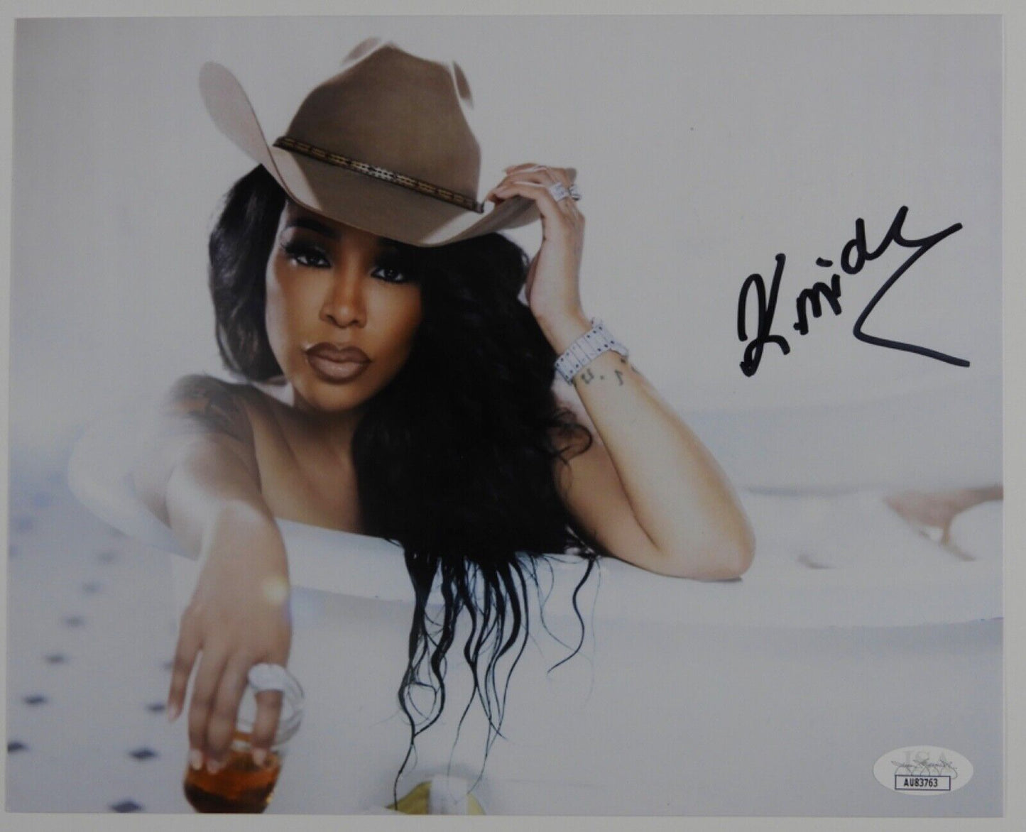 K Michelle Puddin JSA Signed Autograph 8 x 10 Photo Country R & B Music Star