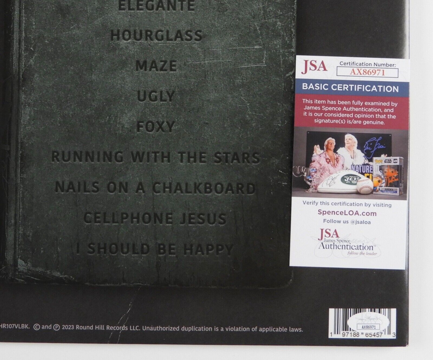 Candlebox JSA Fully Signed Autograph Album Record Vinyl The Long Goodbye