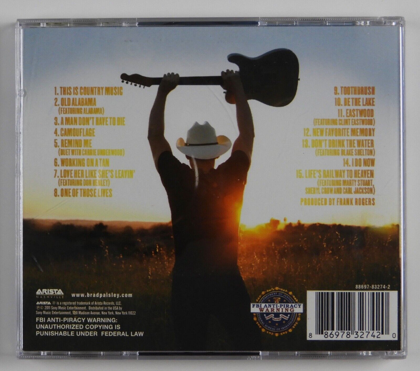 Brad Paisley JSA COA signed autograph CD Booklet This Is Country Music