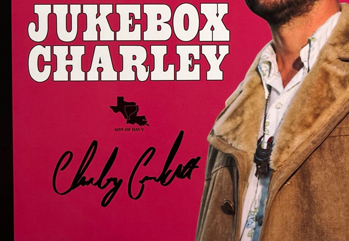 Charley Crockett JSA Signed Autograph Record Album Jukebox Cowboy