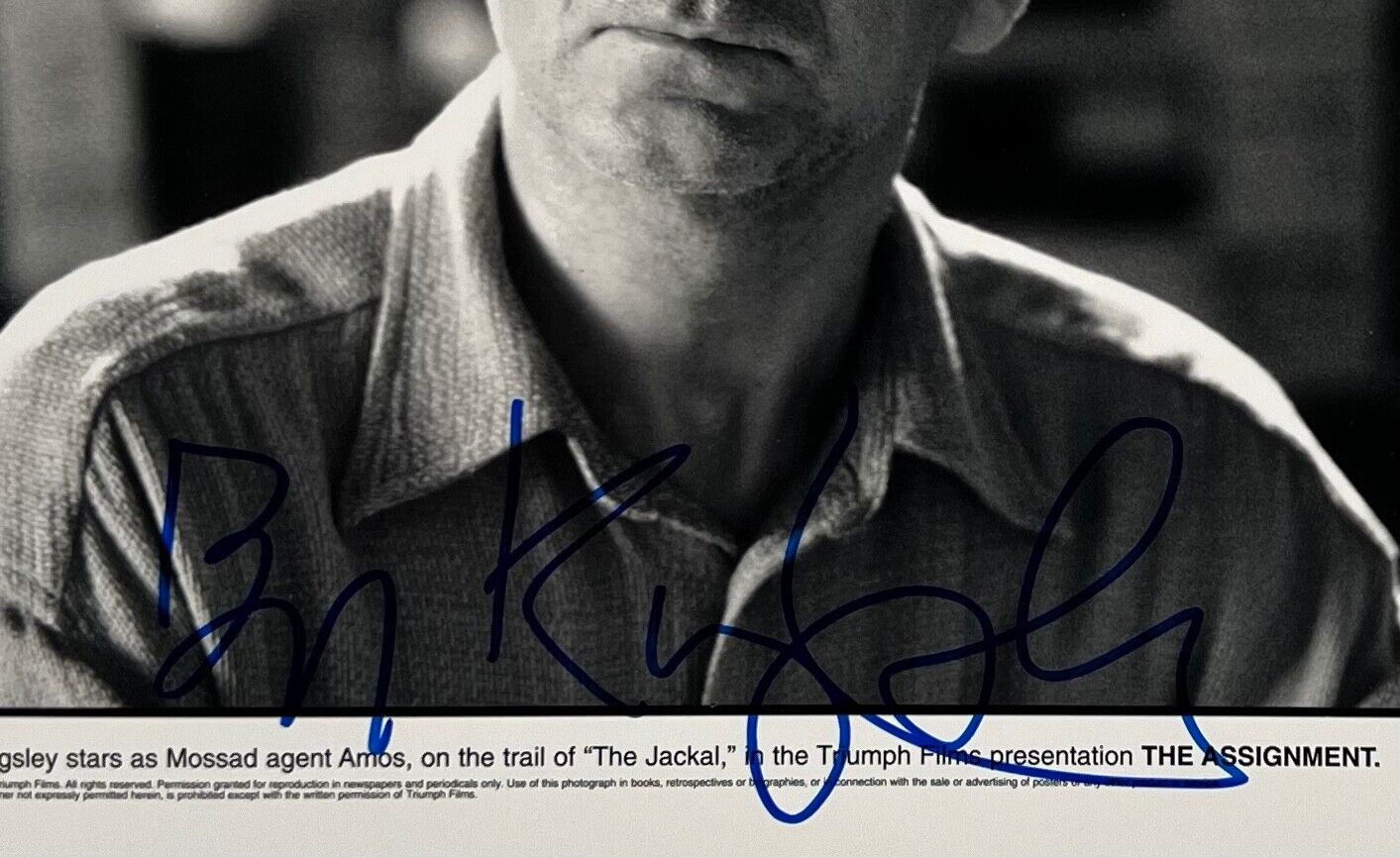 Ben Kingsley JSA Signed Autograph 8 x 10 photo