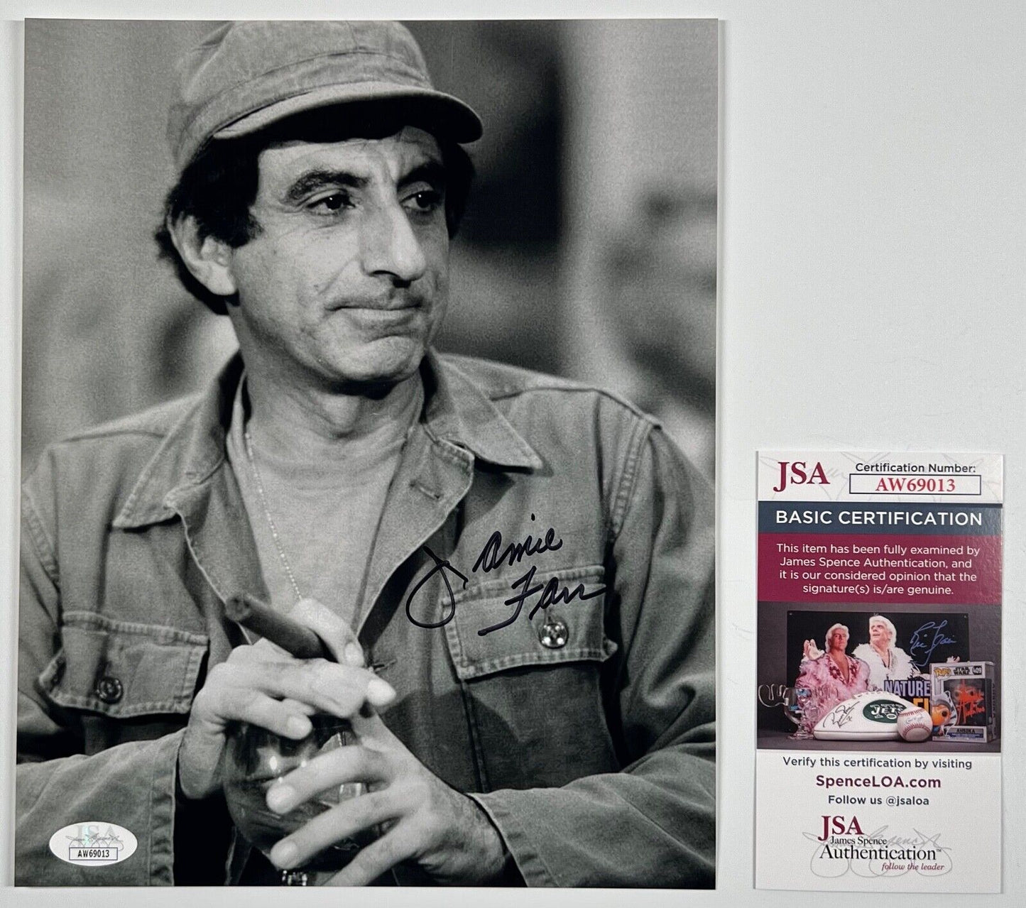 Jamie Farr MASH JSA Signed Autograph 8 x 10 photo