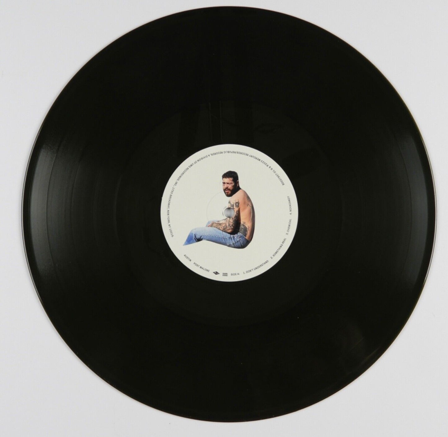 Post Malone JSA Signed Autograph Album Record Vinyl Austin Green