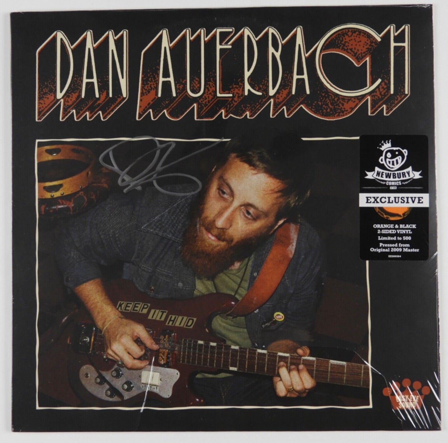 Dan Auerbach Signed Autograph Record Album Keep It Hid Orange & Black Vinyl