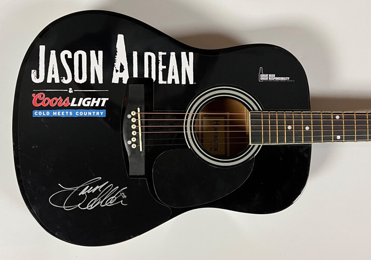 Jason Aldean JSA Signed Autograph Acoustic Guitar