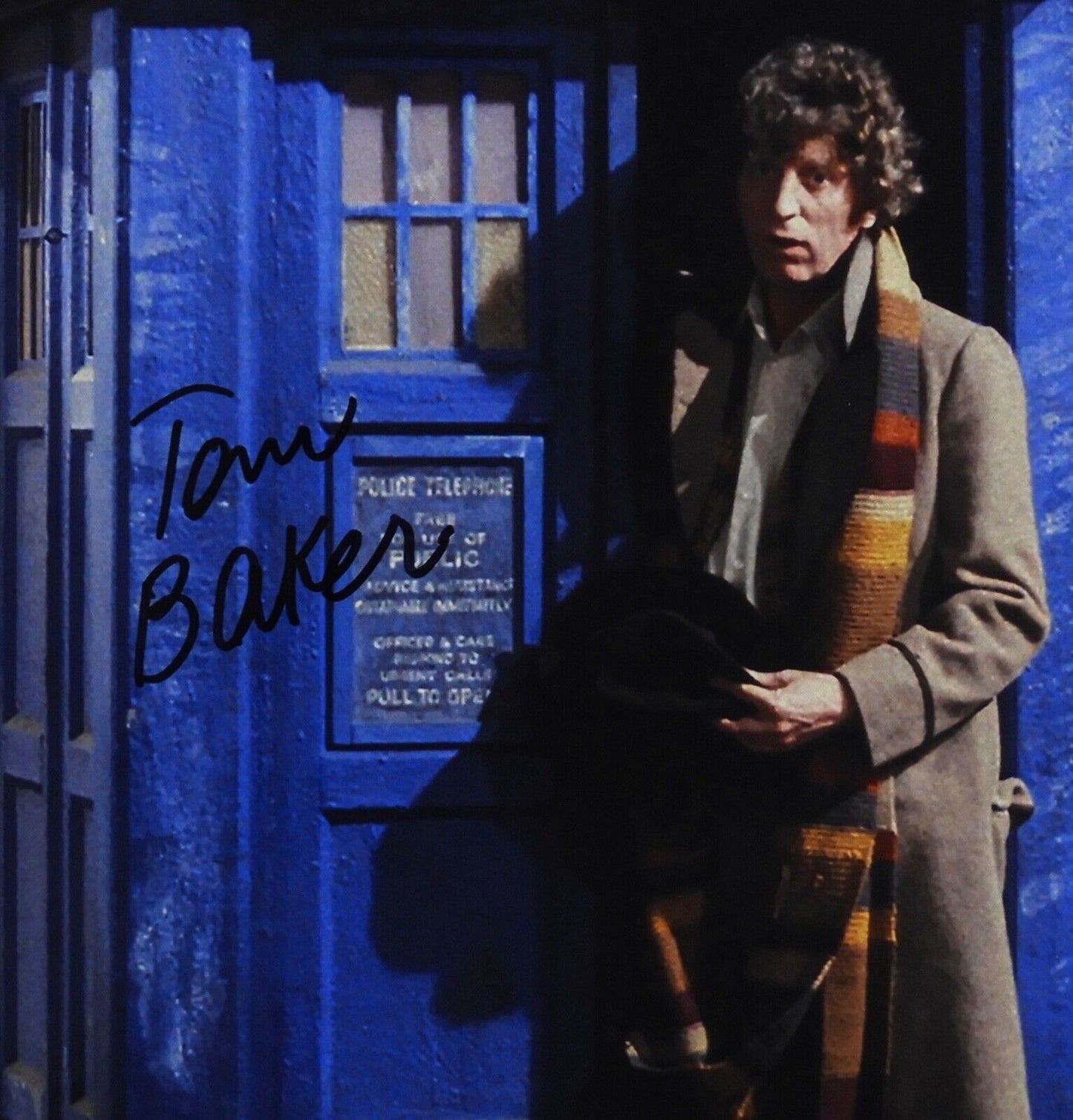 Tom Baker Doctor Who Autograph Signed Photo JSA COA 8 x 10 Dr Who