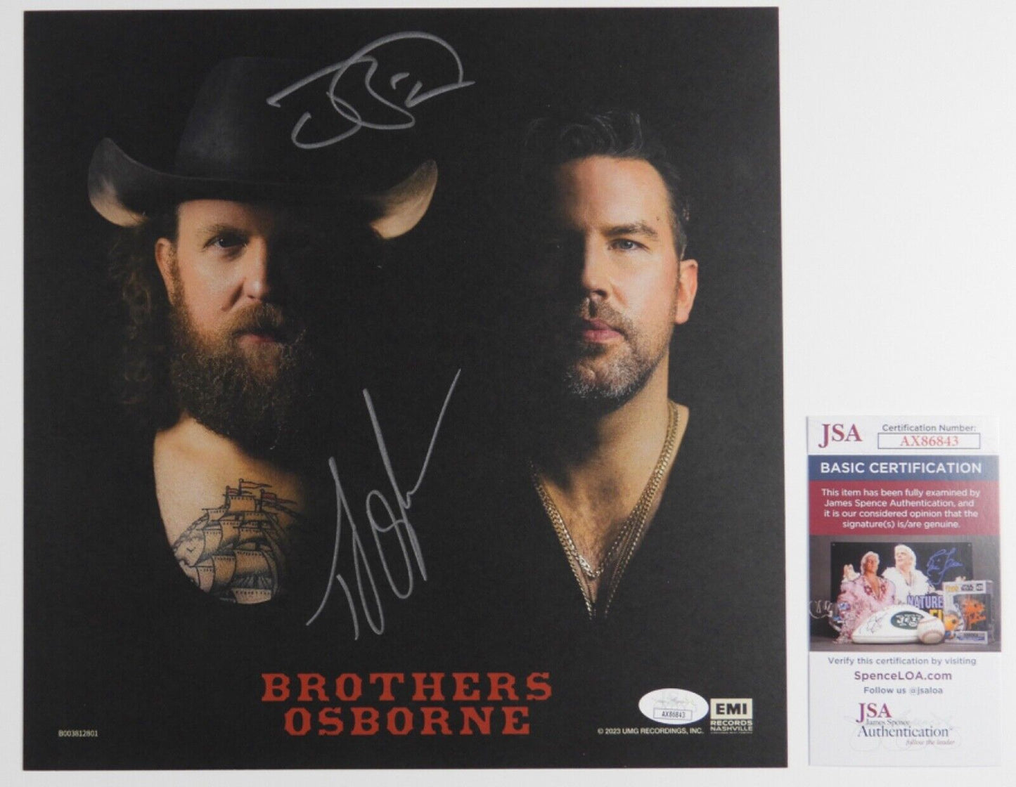 Brothers Osborne JSA Signed Autograph Album Record Vinyl