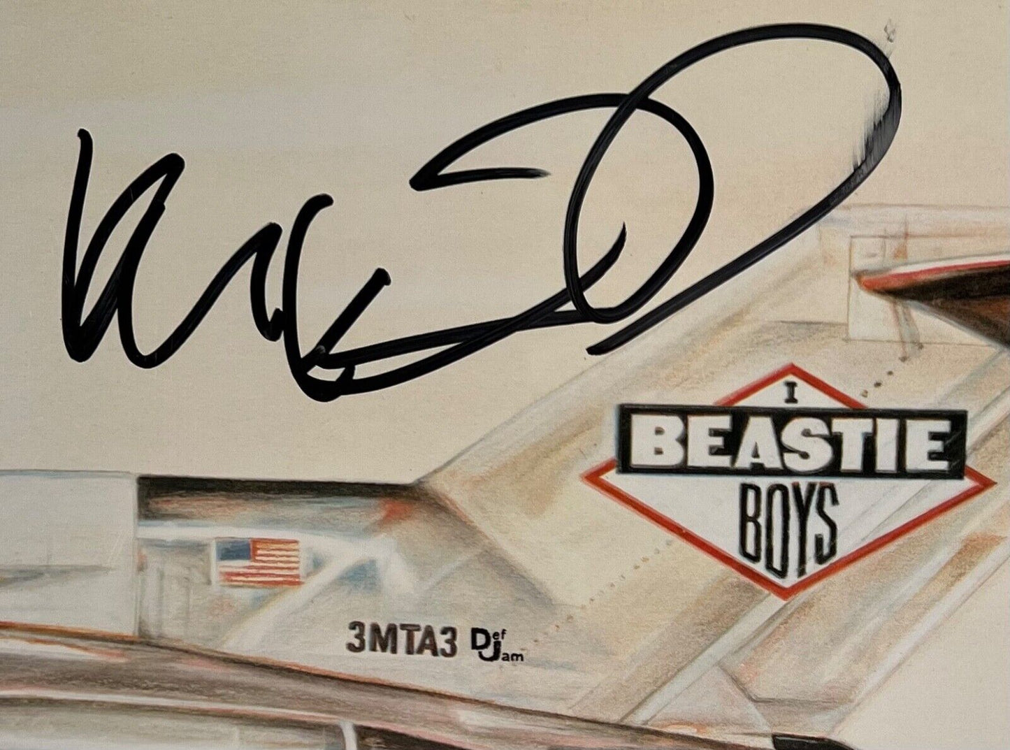 Mike D Beatie Boys JSA Signed Autograph Record Album Licensed to Ill