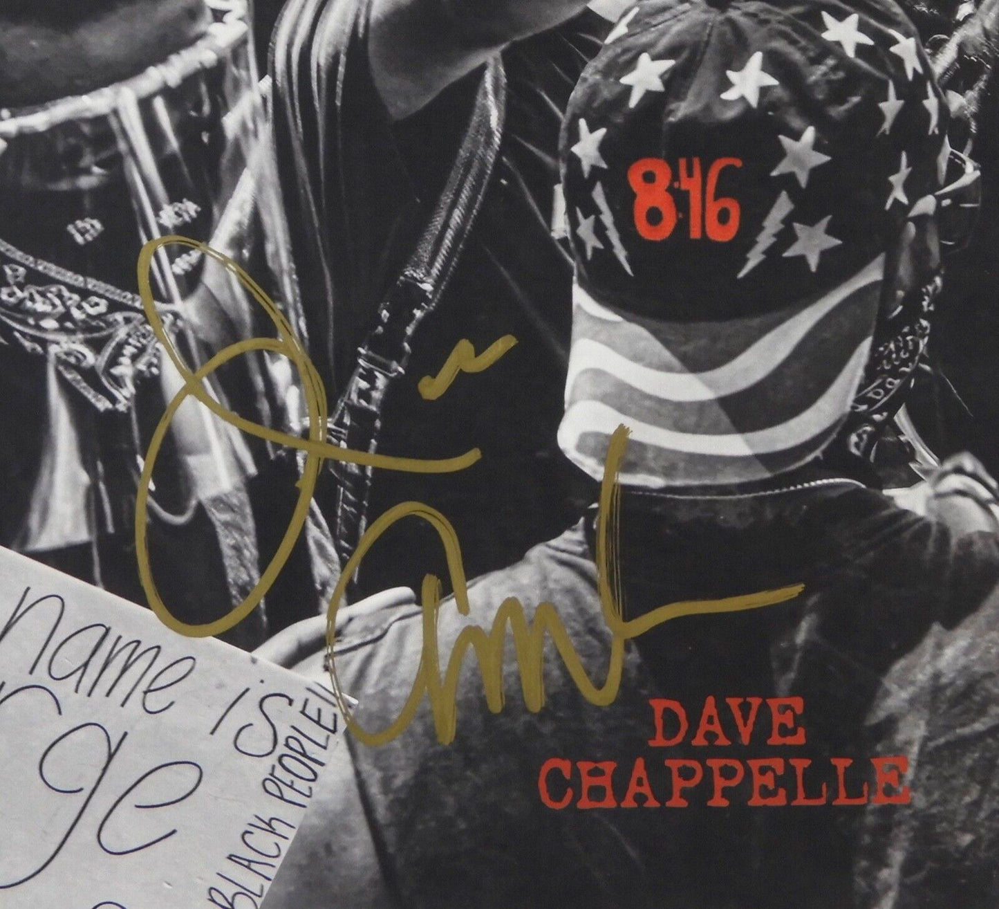 Dave Cappelle Signed JSA Autograph Record Album Vinyl 8:46