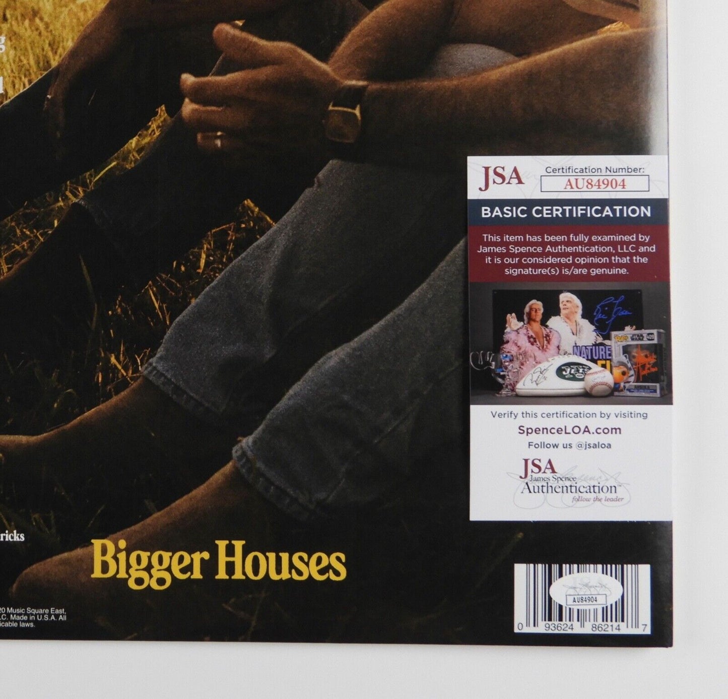 Dan + Shay JSA Signed Autograph Album Vinyl Record LP Bigger Houses