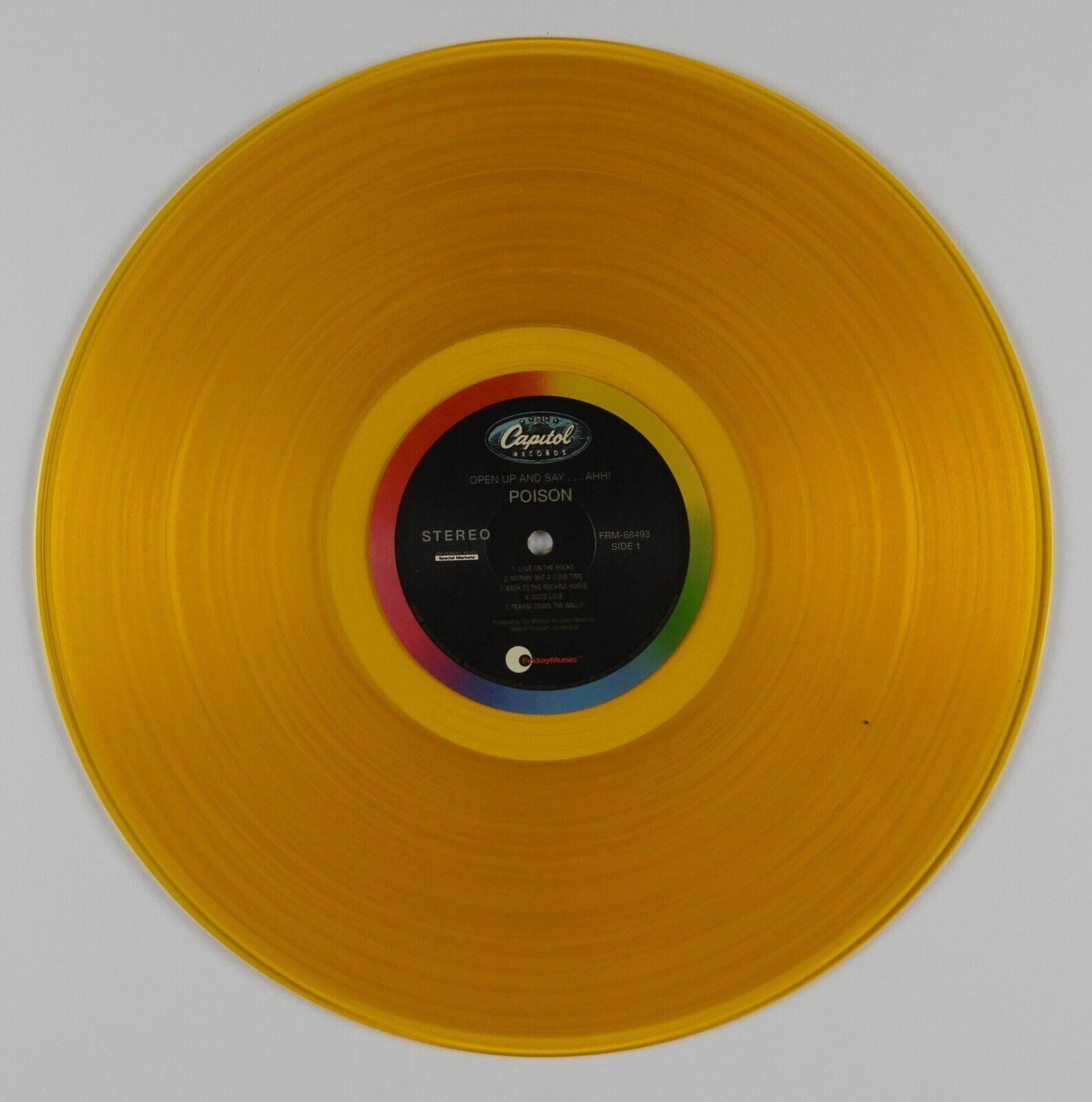 Poison Bret Michaels JSA Signed Autograph Album Record Vinyl Open Up And Say